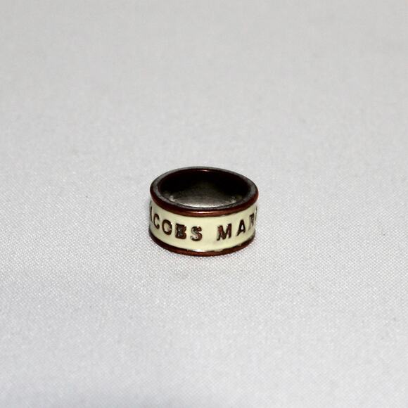 Marc Jacobs Logo Print Ring Size 6 - Picture 7 of 8